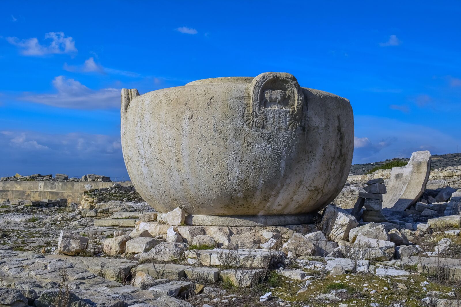Nikon D3300 sample photo. Ancient amathus, crater, ruins photography