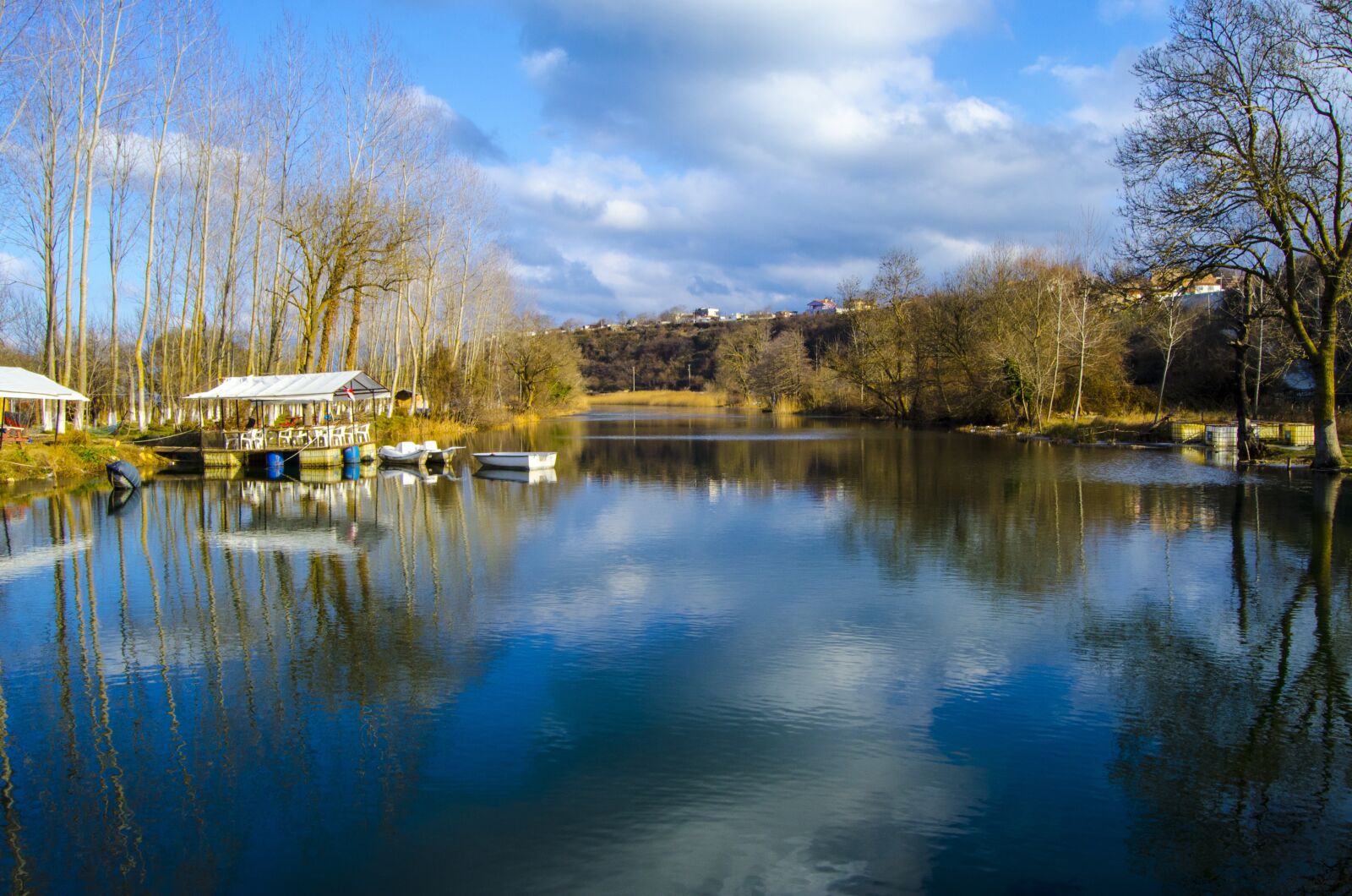 Nikon D5100 sample photo. Lake, winter, colors photography