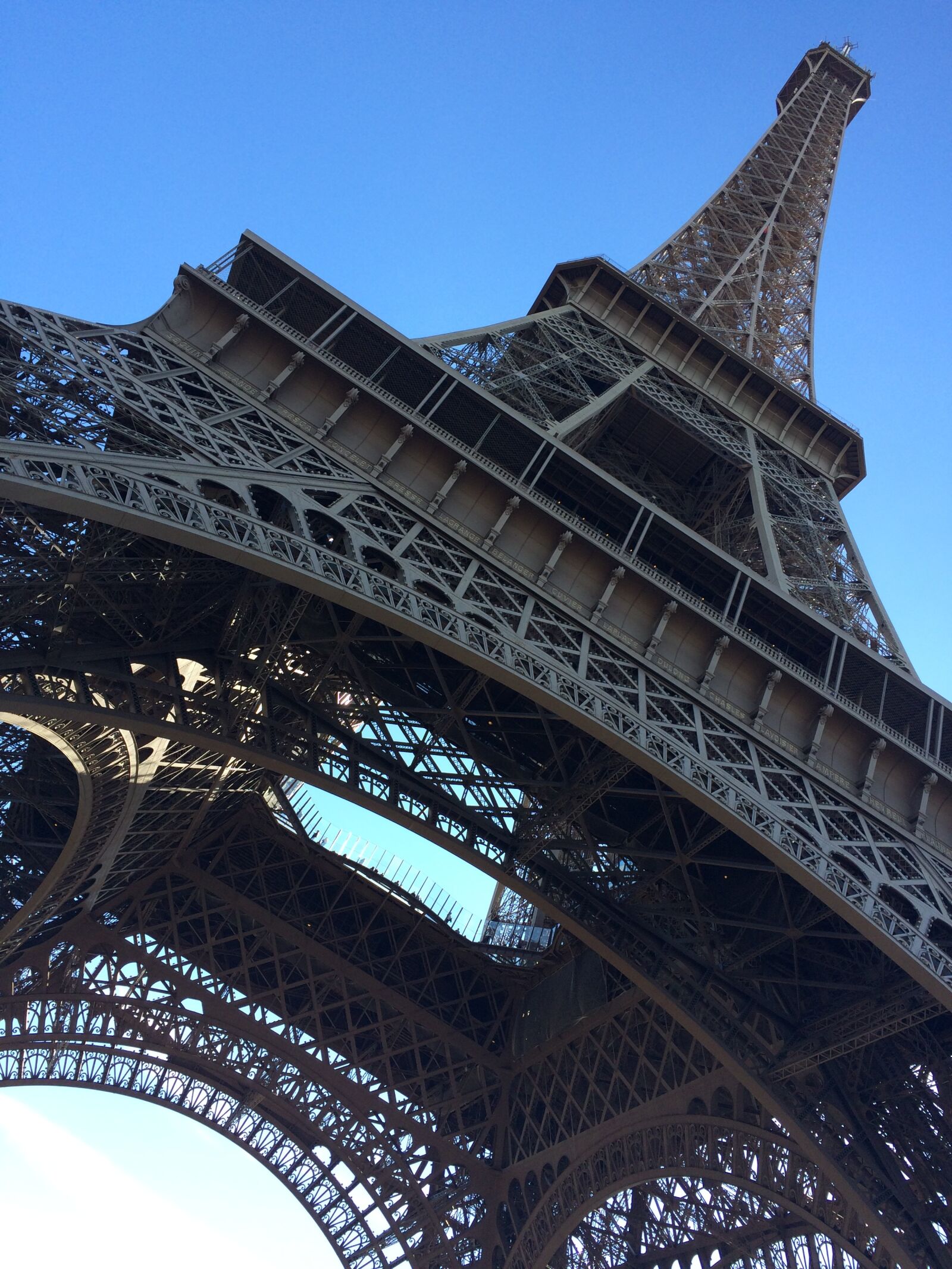 iPhone 5s back camera 4.15mm f/2.2 sample photo. Eiffel tower, paris, france photography