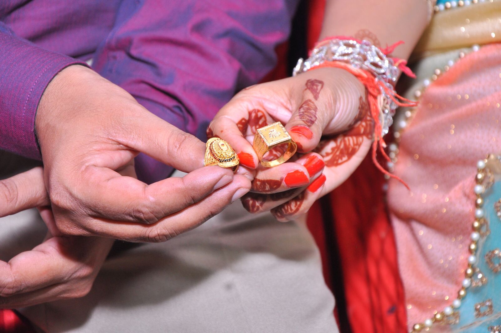 Nikon D90 sample photo. Ring, couple, en photography