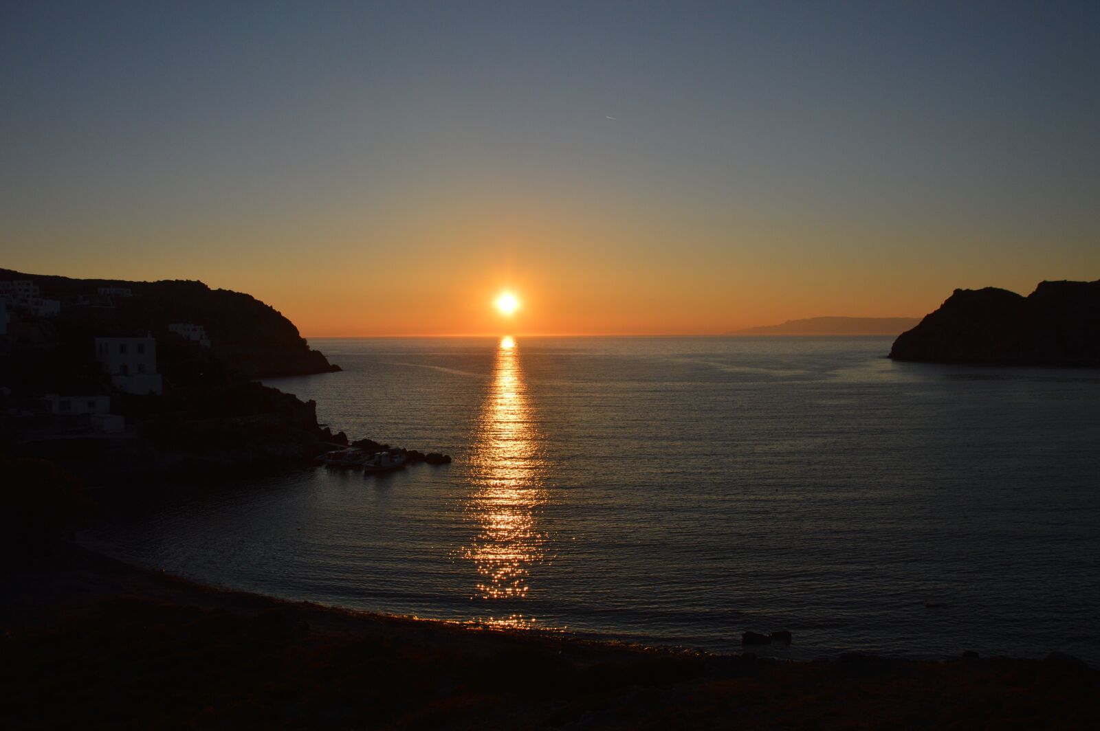 Nikon D3200 sample photo. Sunset, greece, aegean, sea photography
