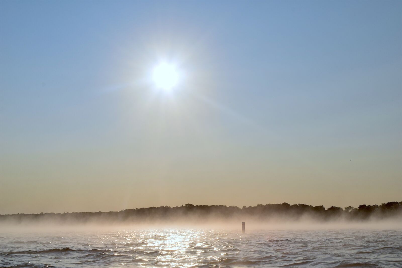 Nikon D3300 sample photo. Sunrise, lake, mist photography