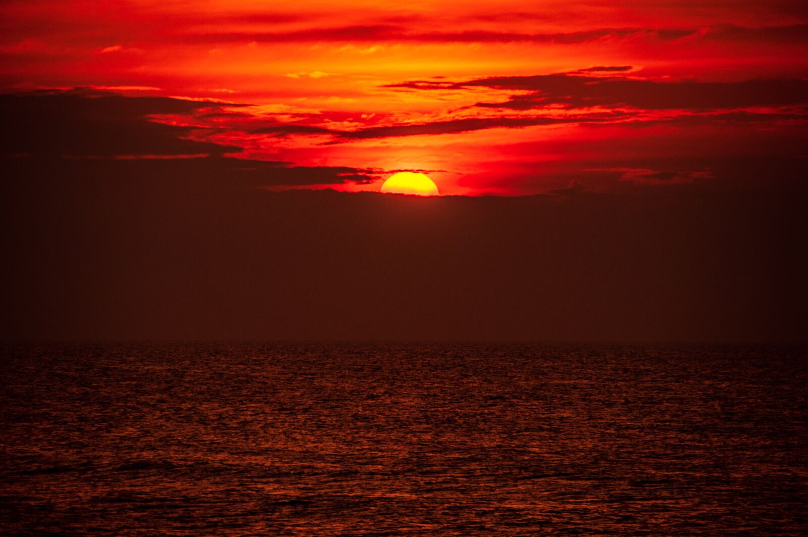 Nikon D90 sample photo. Sunset, ocean, gulf photography