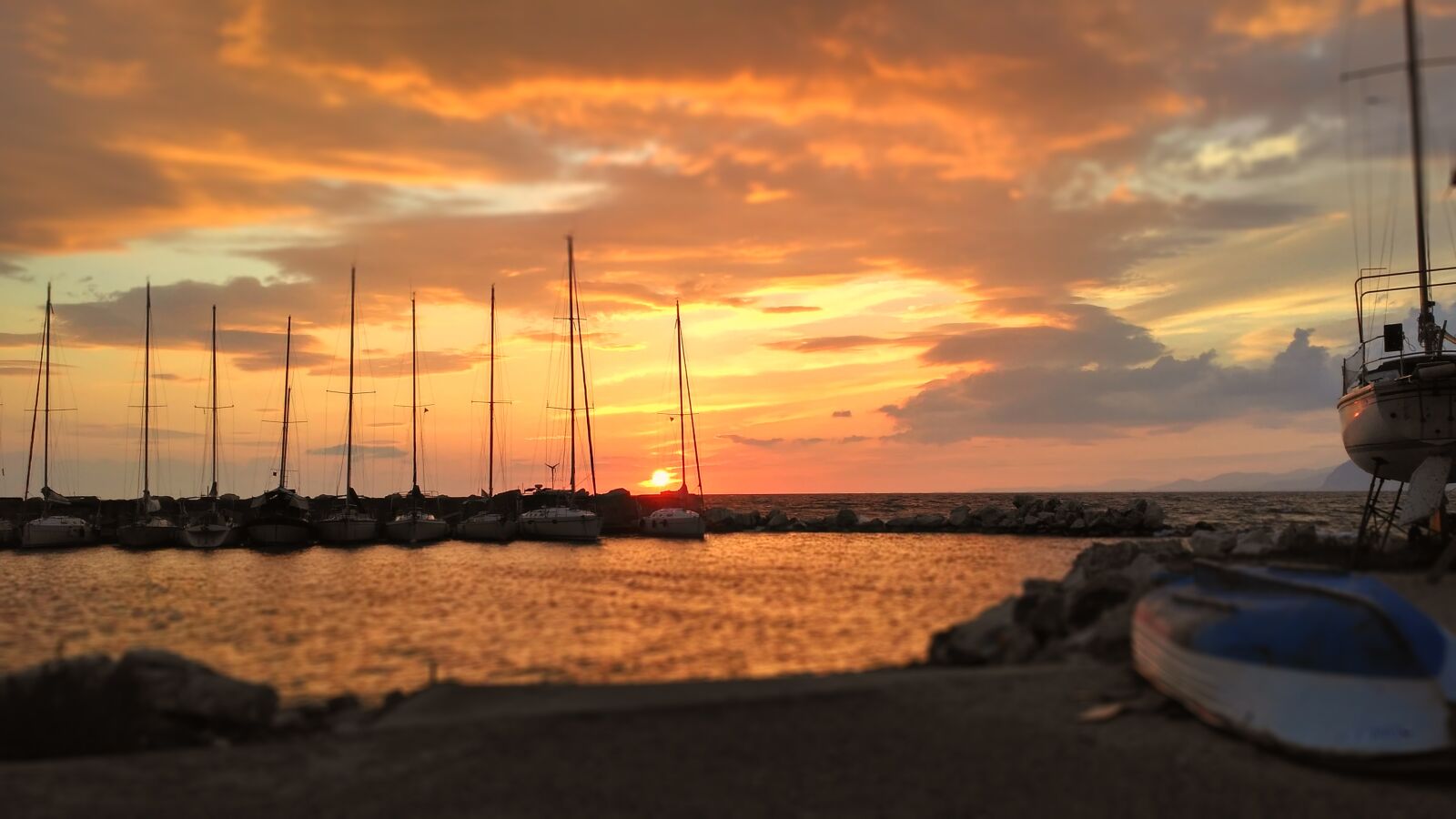 Xiaomi Redmi 3 sample photo. Sunset, sea, west photography