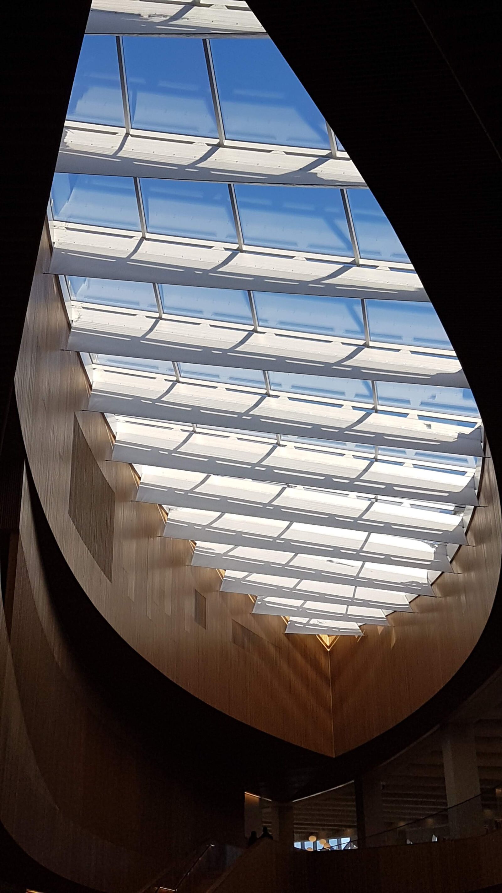 Samsung Galaxy S7 Edge sample photo. Skylight, modern, architecture photography