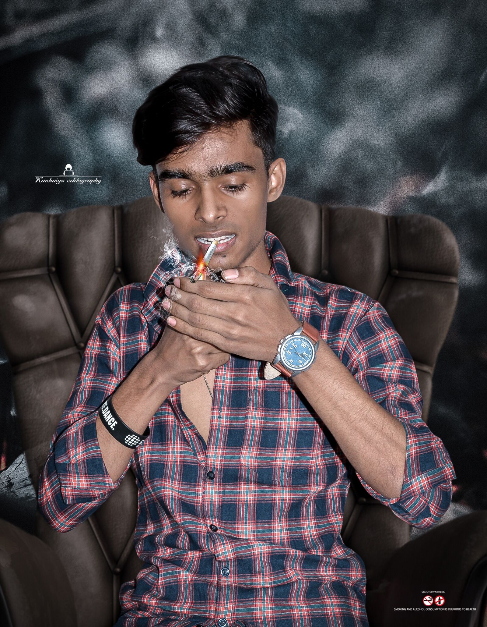 Nikon D3100 sample photo. Smoking, look, king photography