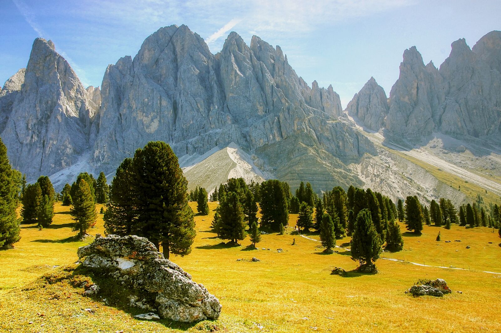 Nikon D40 sample photo. Odle, dolomites, alm photography