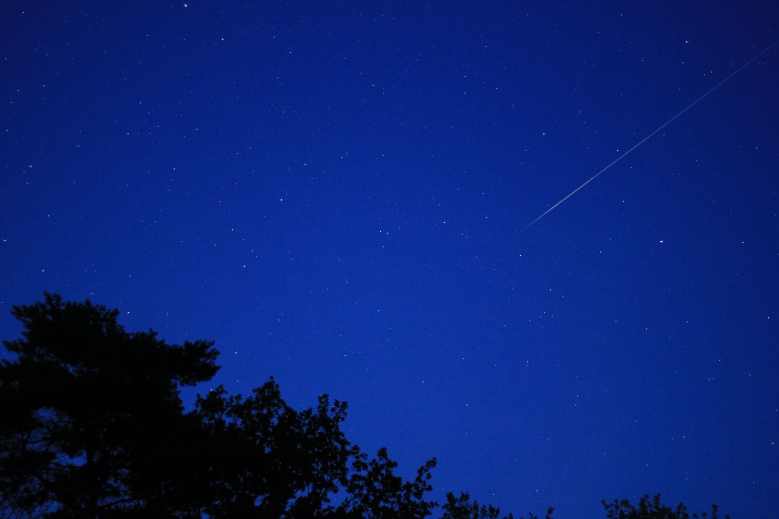 Canon EOS 550D (EOS Rebel T2i / EOS Kiss X4) sample photo. Star, shooting star, night photography