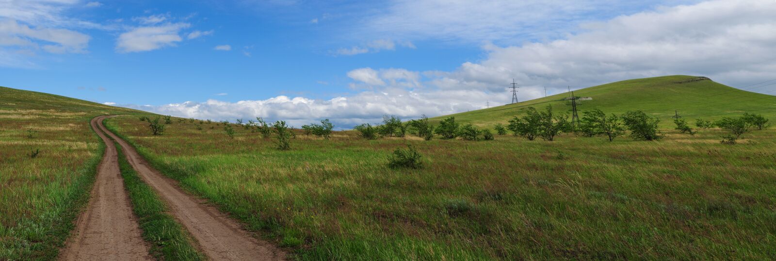 Nikon D5000 sample photo. Panorama, road, mountains photography