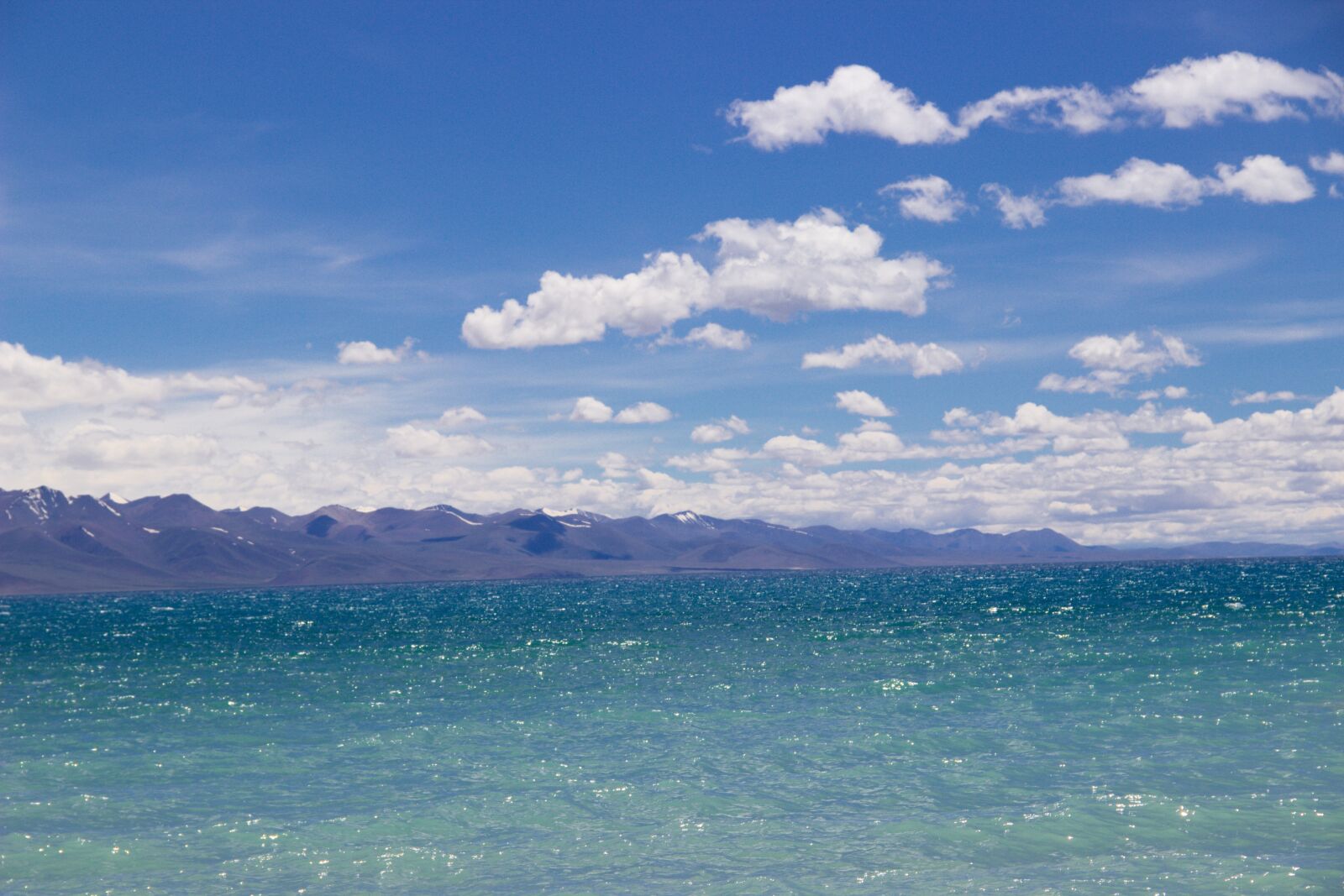 Canon EF-S 18-135mm F3.5-5.6 IS sample photo. Tibet, namco, blue sky photography