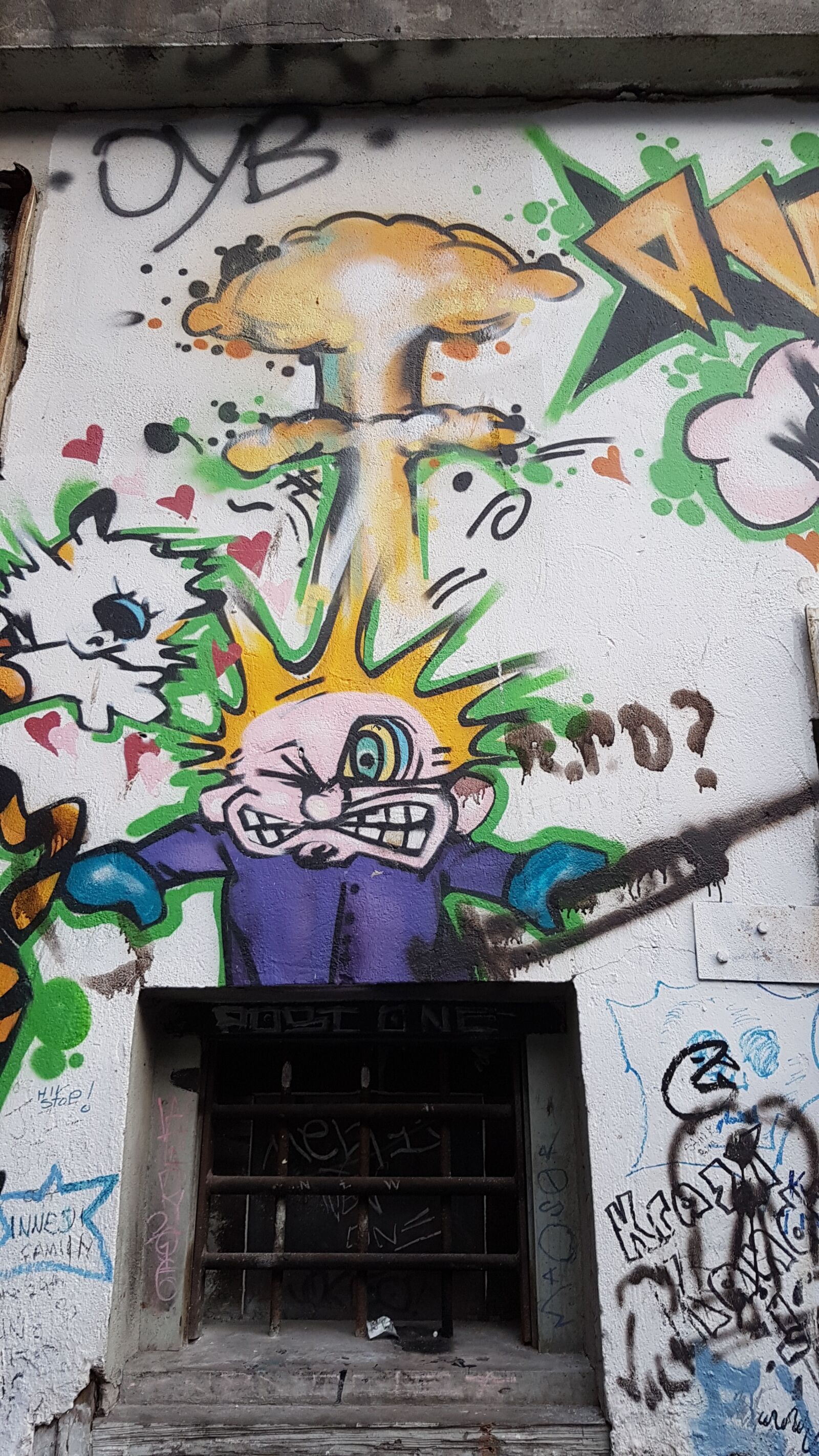 Samsung Galaxy S7 sample photo. Graffiti, headache, death photography