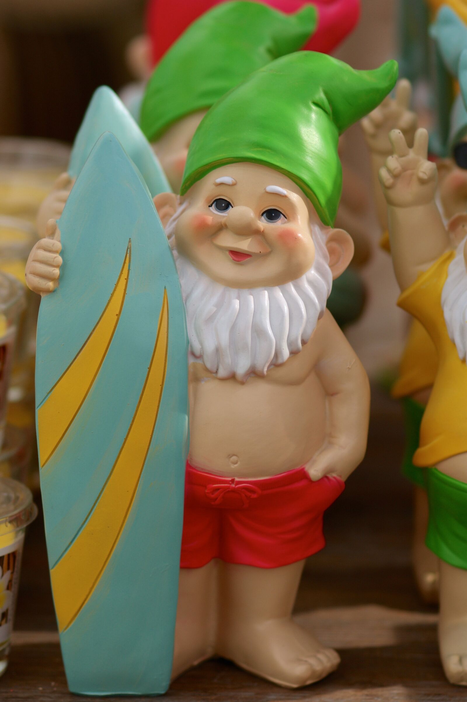 Sony Alpha DSLR-A350 sample photo. Garden gnome, colorful, oblique photography