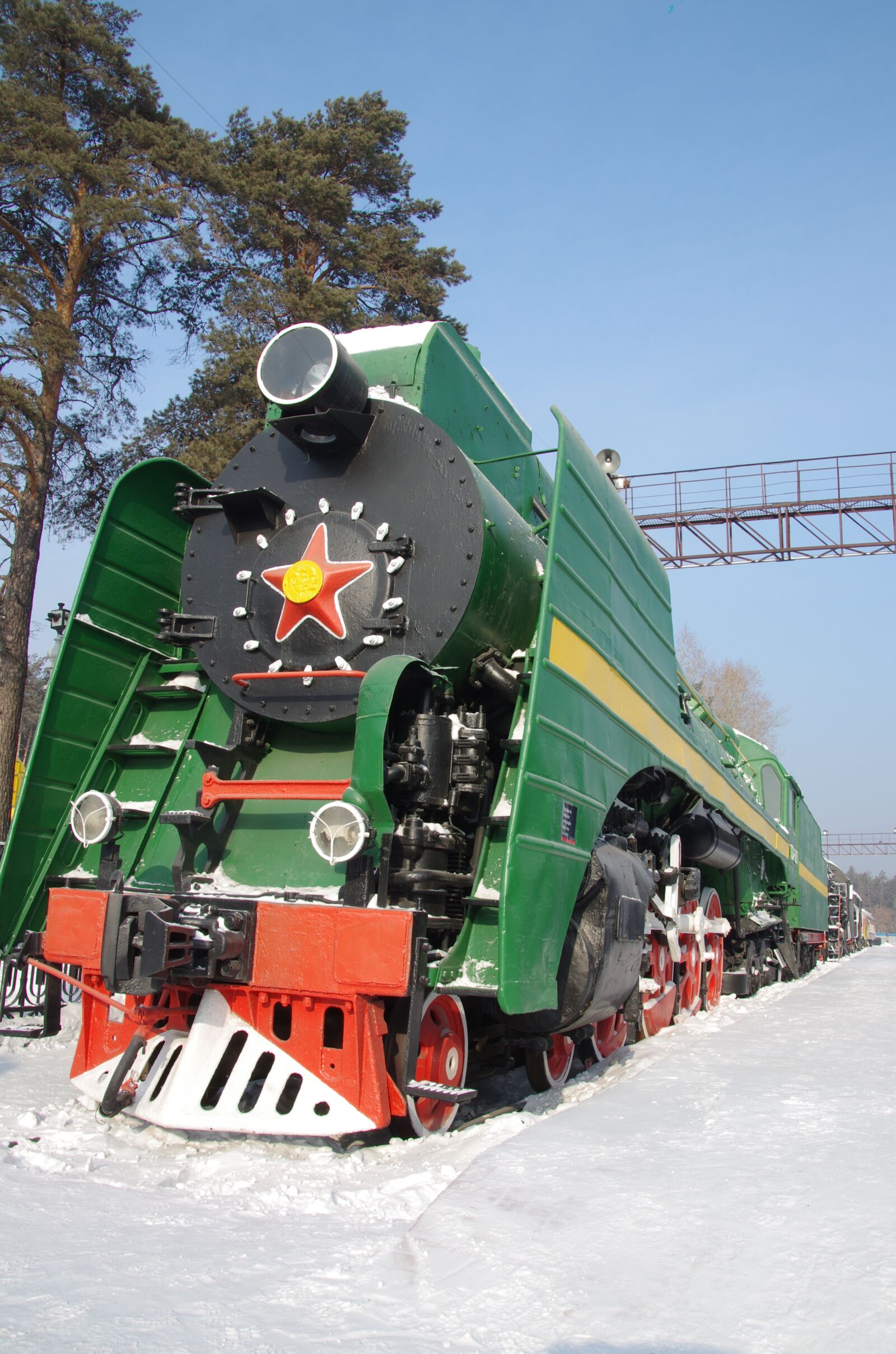 Pentax K-5 sample photo. Steam locomotive, winter, historically photography