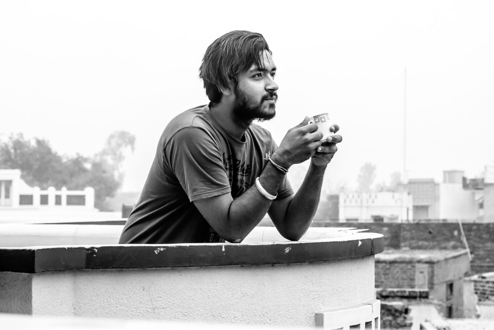 Canon EF 50mm F1.8 STM sample photo. Black, white, unhappy photography