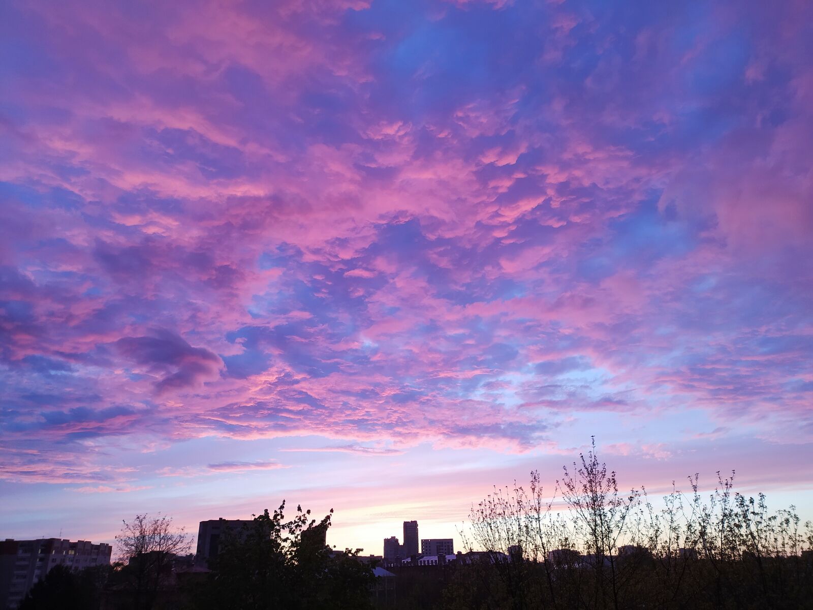 Xiaomi Redmi Note 8T sample photo. Evening, sunset, sky photography