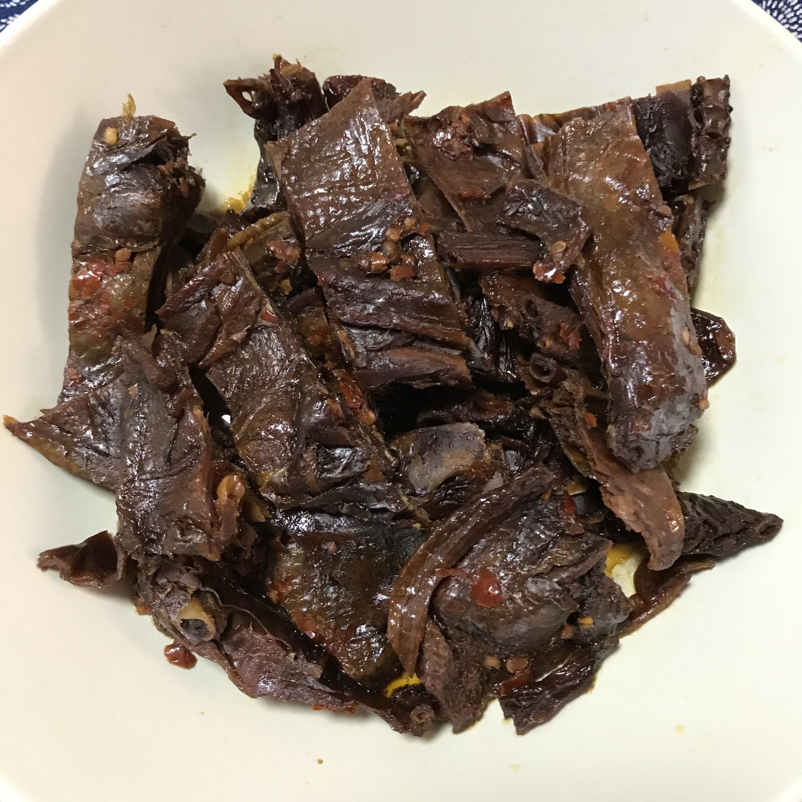 iPhone 7 back camera 3.99mm f/1.8 sample photo. Steamed hunan sauce duck photography