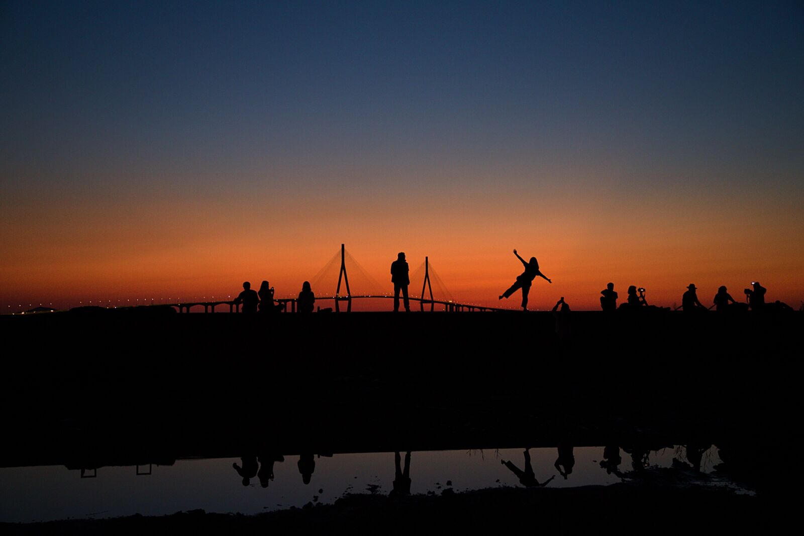 Canon EOS 6D Mark II sample photo. Sunset, songdo, ordinary life photography
