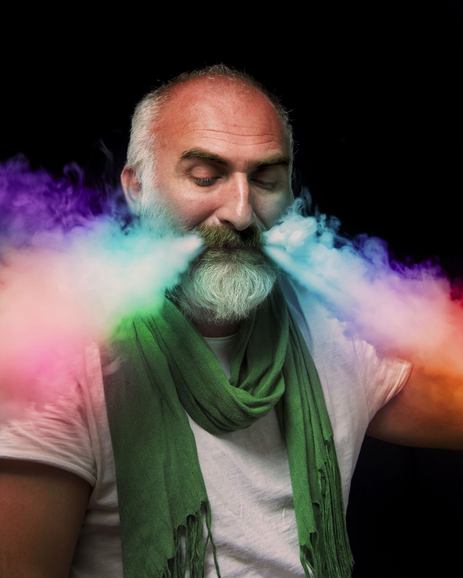 Nikon D5200 sample photo. Man, beard, color photography