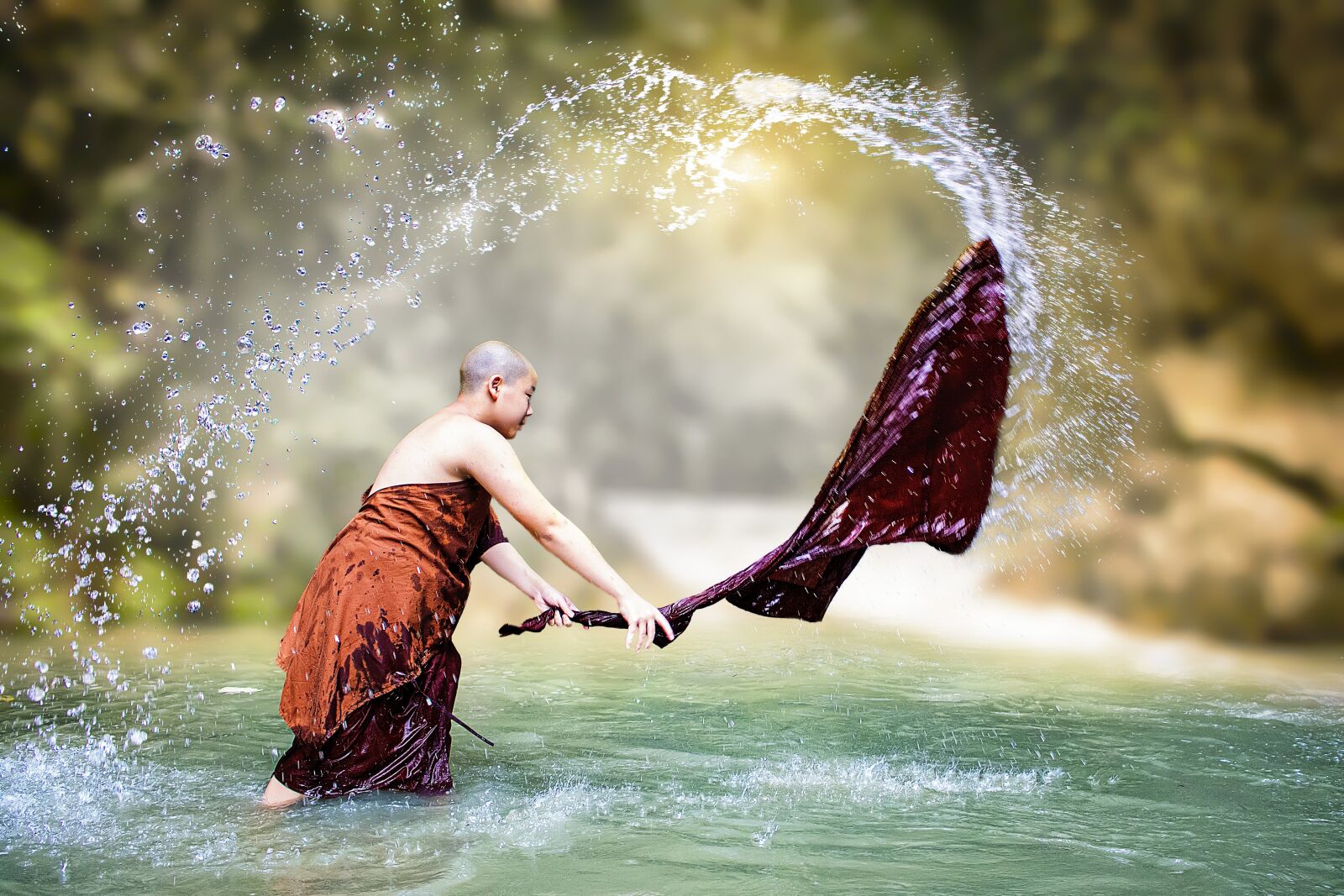 Canon EOS 750D (EOS Rebel T6i / EOS Kiss X8i) sample photo. Theravada buddhism, monk, novice photography