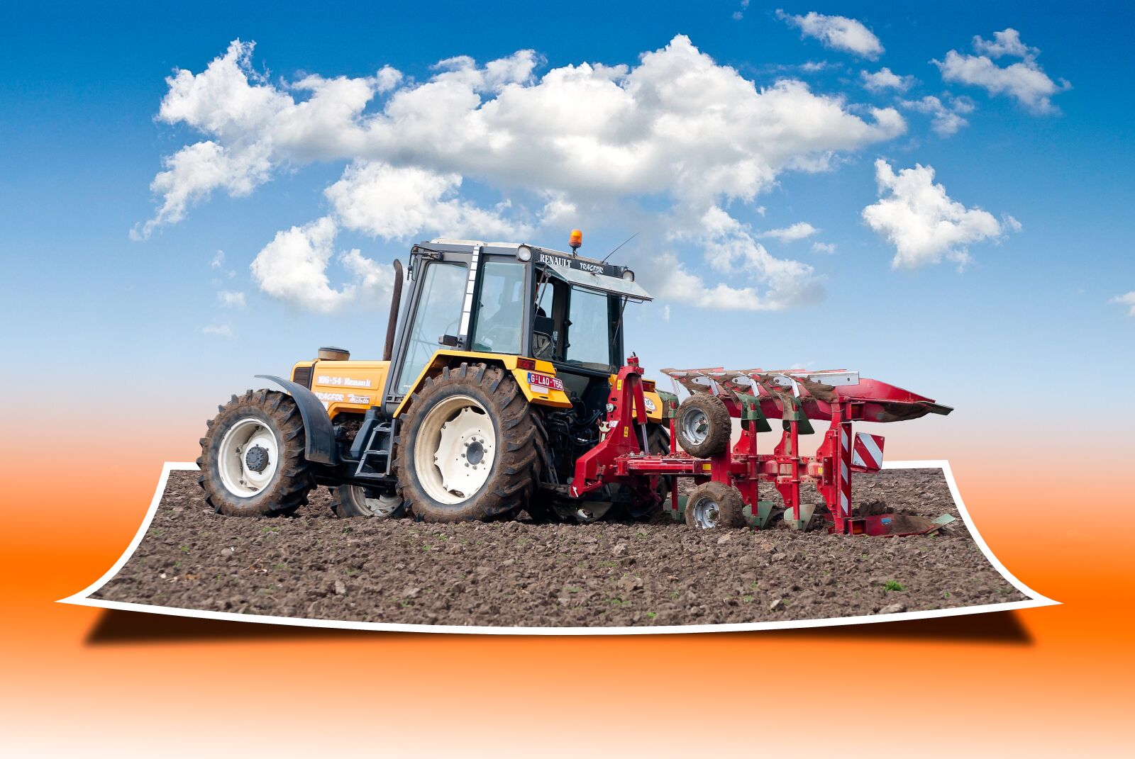 Nikon D80 sample photo. Tractor, plowing, agricultural implement photography