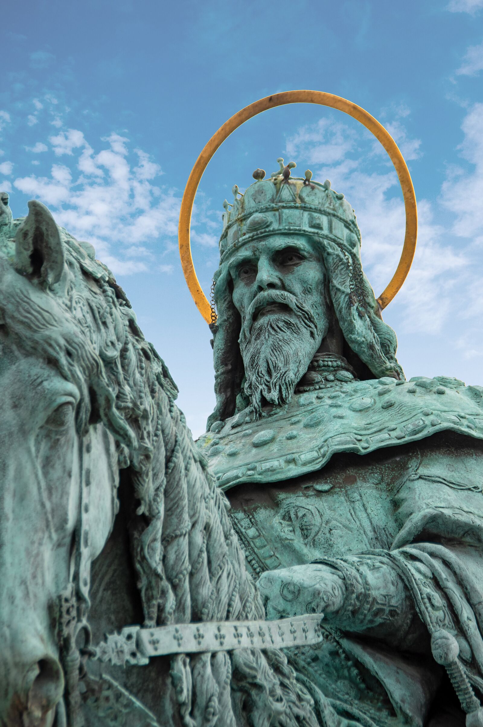 Nikon D3200 sample photo. King matthias, statue, bronze photography