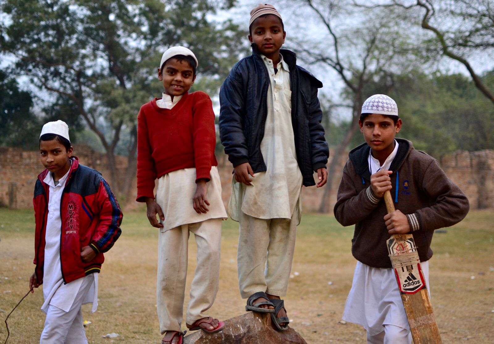 Nikon D3100 sample photo. Children, cricket, india, kids photography