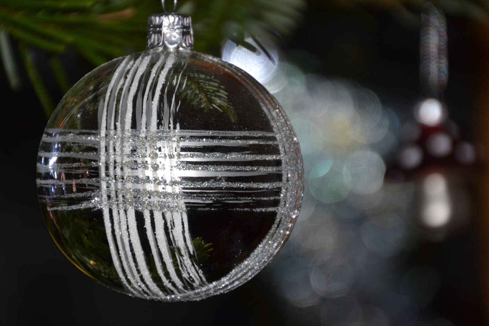 Nikon D3100 sample photo. Christmas bauble, christmas, fir photography