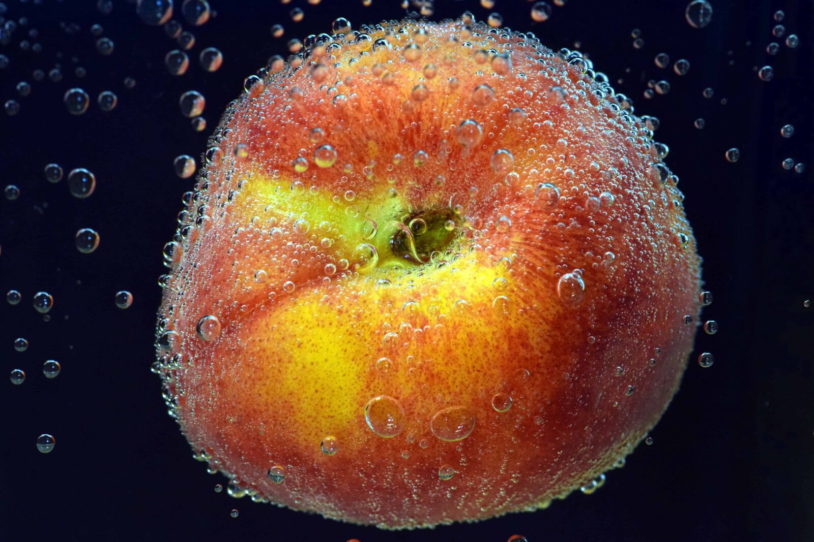 Nikon D3300 sample photo. Fruit, wet, underwater, peach photography