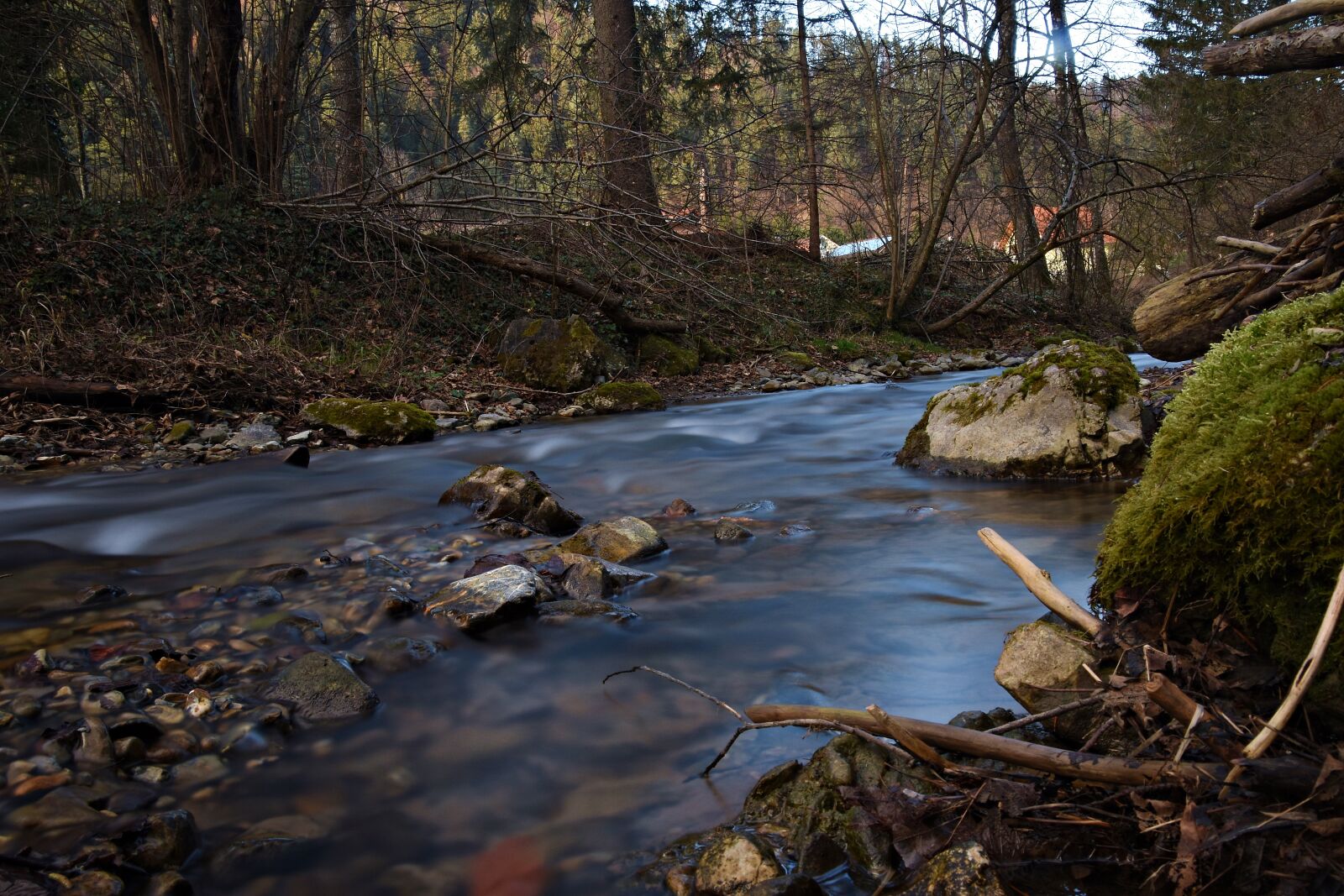 Nikon D3400 sample photo. Long exposure, water, river photography