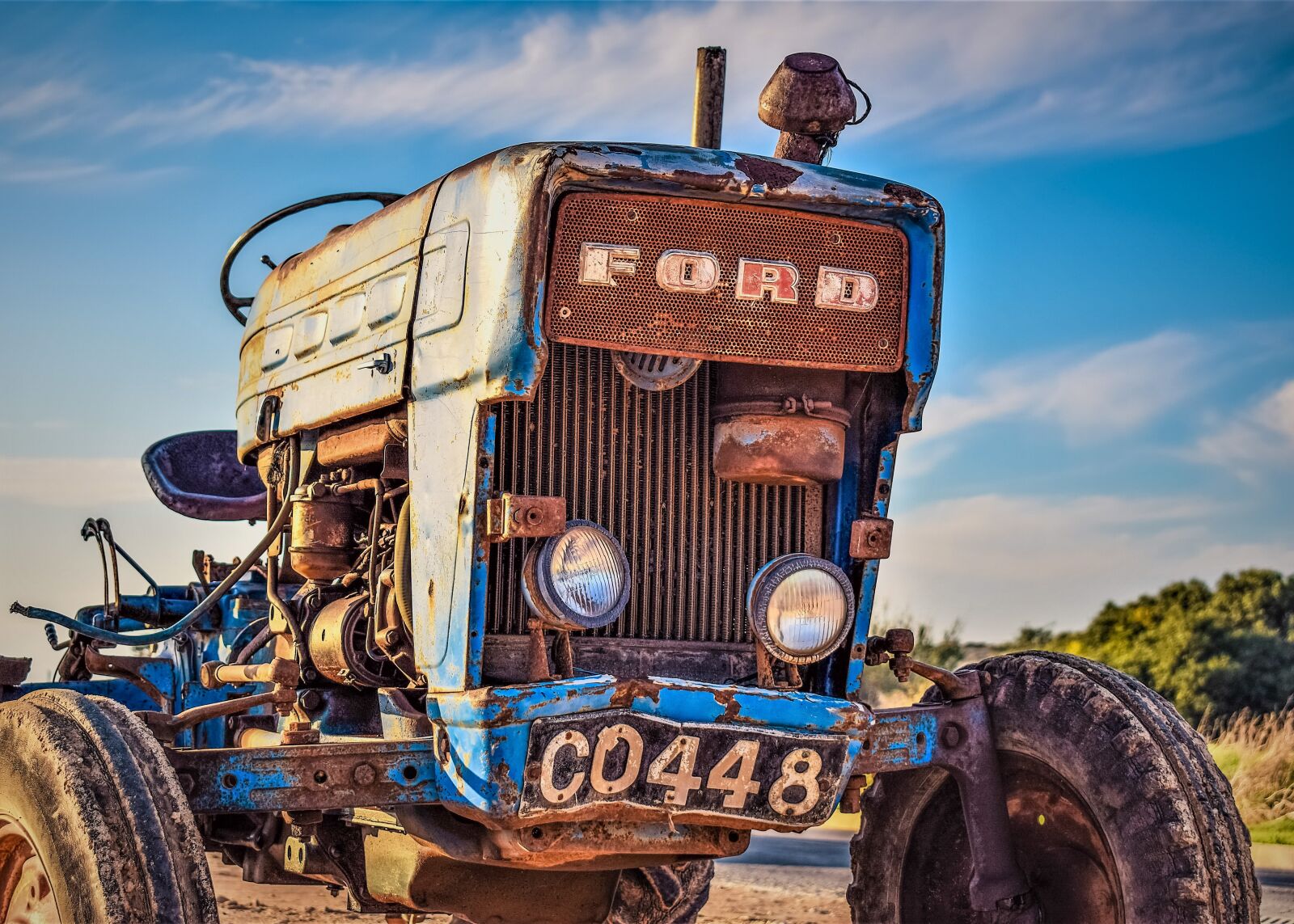 Nikon D3300 sample photo. Tractor, farm, countryside photography