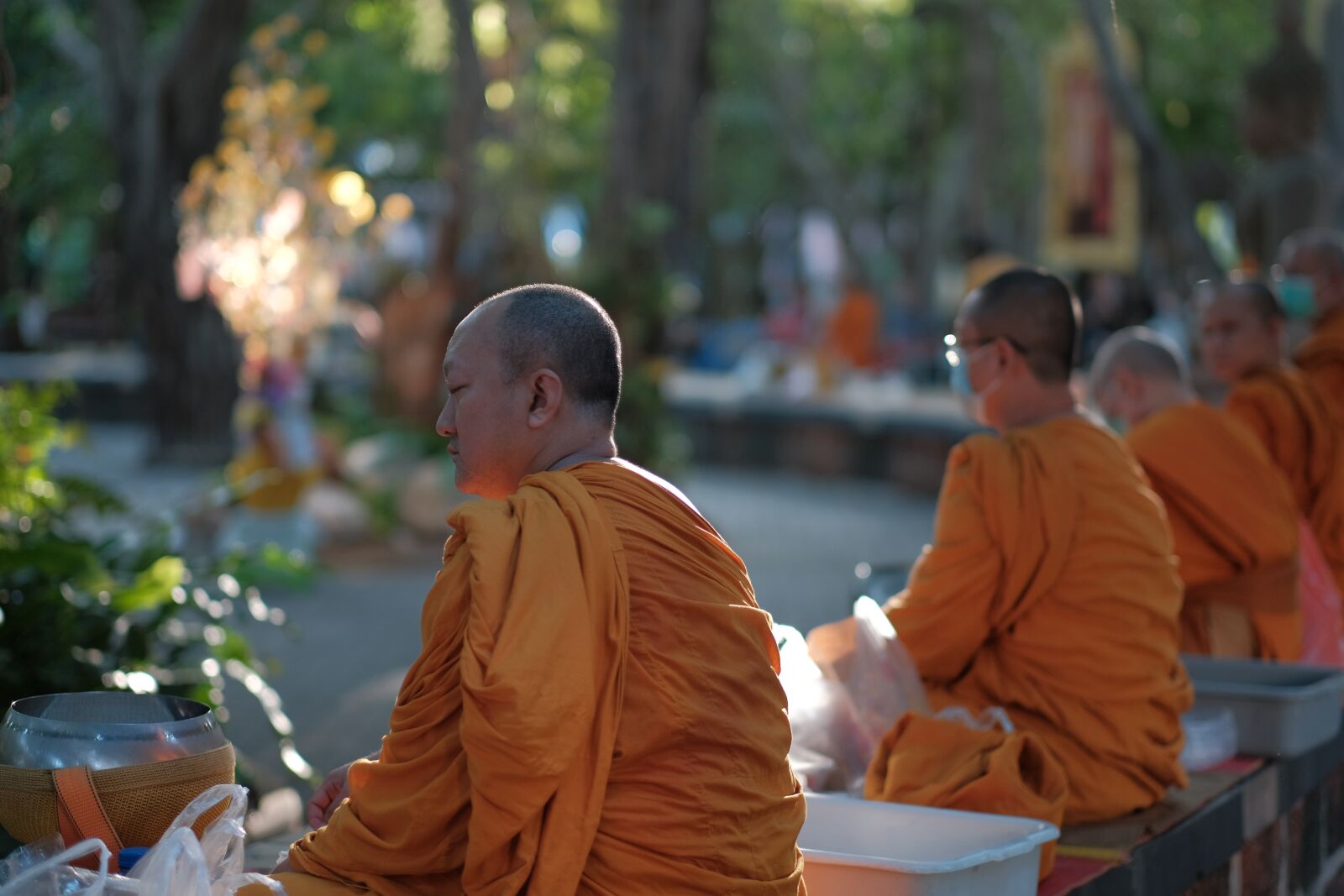 Fujifilm XF 56mm F1.2 R sample photo. Buddhist, meditation, monk photography