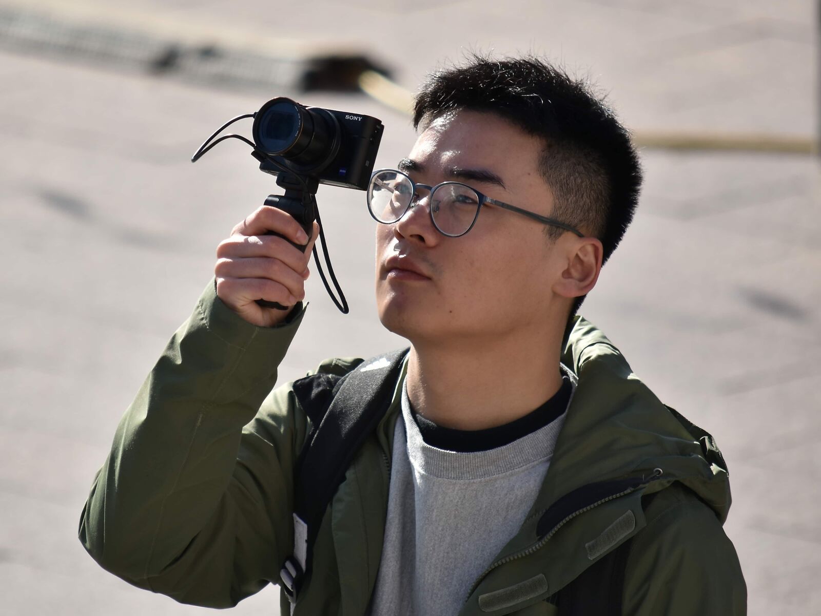 Nikon D5500 sample photo. Businessman, camera, china, face photography