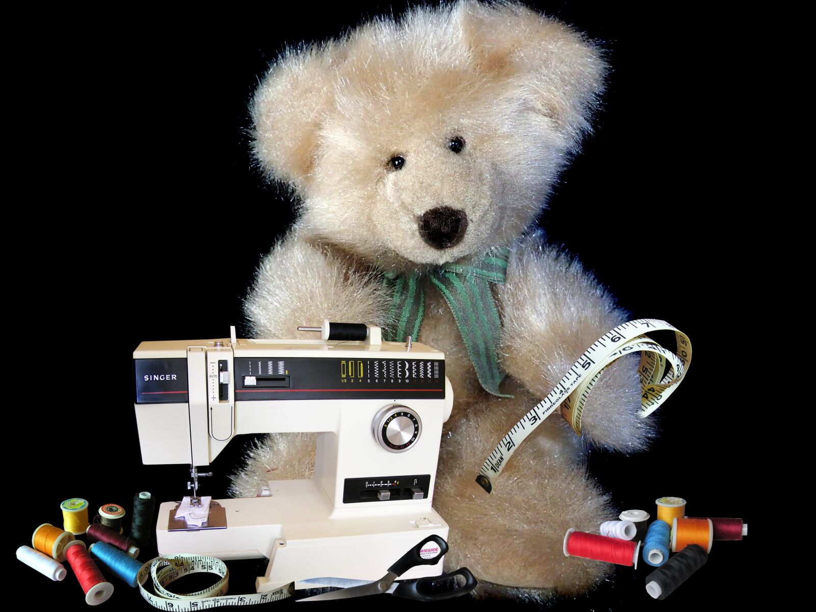 Olympus TG-5 sample photo. Teddy, bear, sewing photography