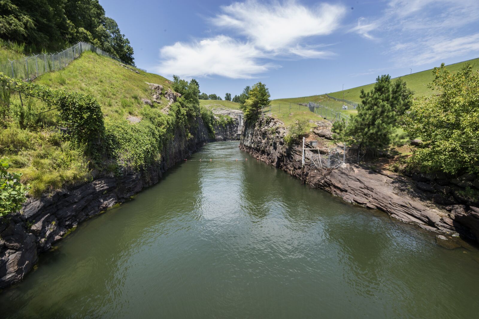 Nikon D610 sample photo. Atlanta, dam, fishing photography