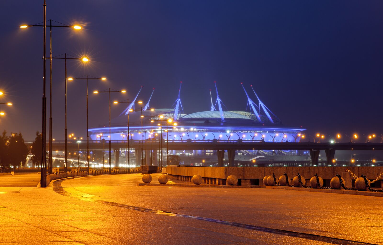 Canon EOS 5D Mark II + Canon EF 24-70mm F2.8L II USM sample photo. Lights, night, stadium photography