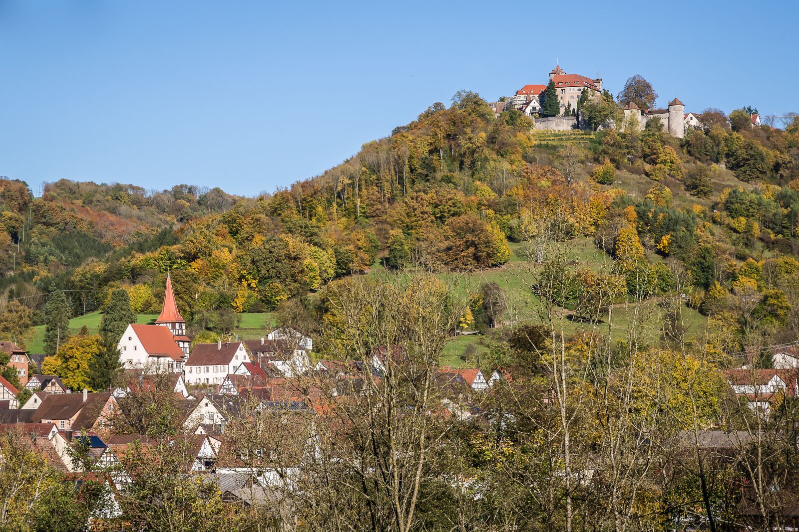 Canon EF 24-105mm F4L IS USM sample photo. Cooking stetten, castle stetten photography