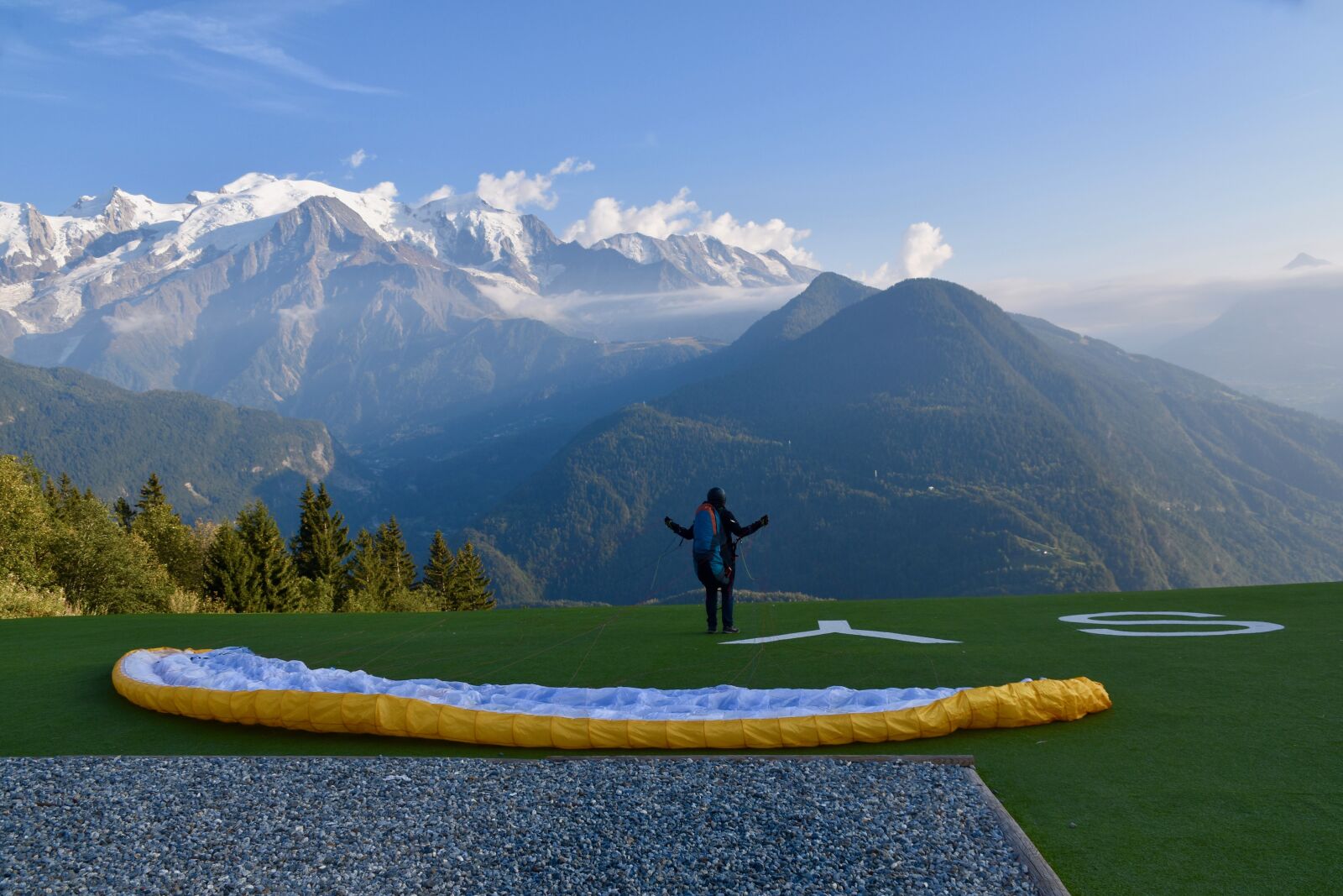 Nikon D5600 sample photo. Paragliding, paraglider, panoramic views photography
