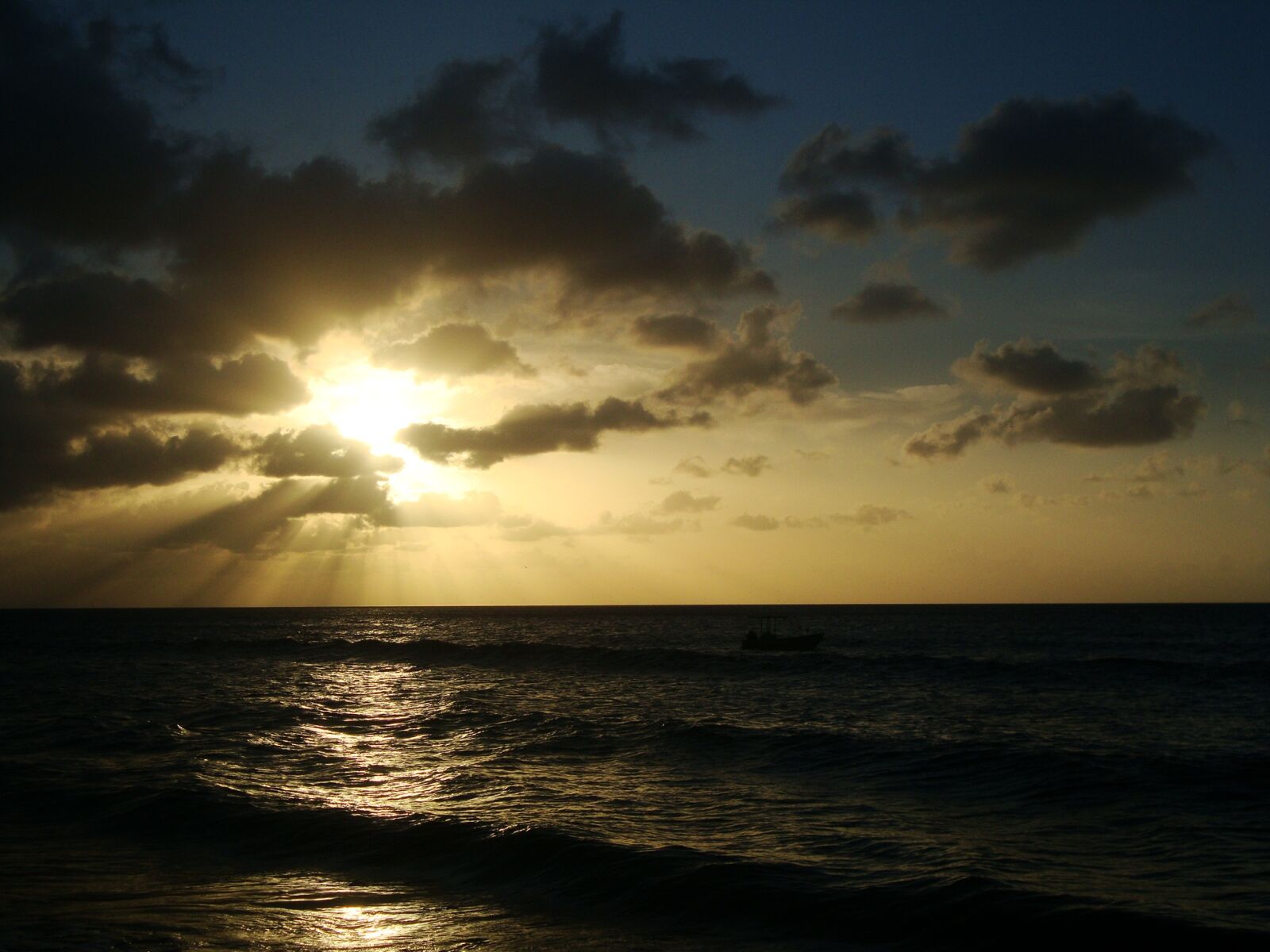 Sony Cyber-shot DSC-W220 sample photo. Sunset, puerto rico, beach photography