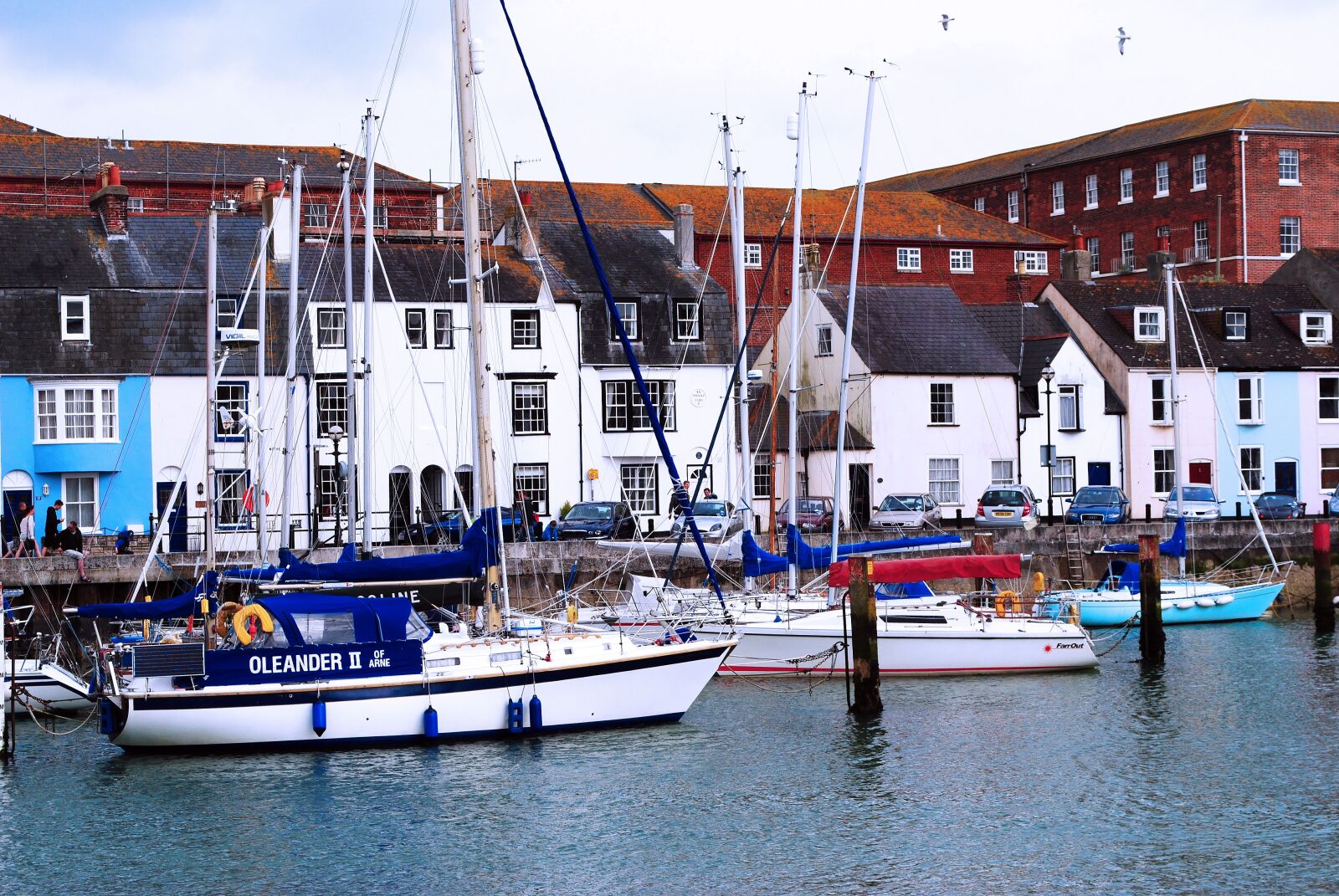 Nikon D3000 sample photo. Weymouth, harbour, dorset photography