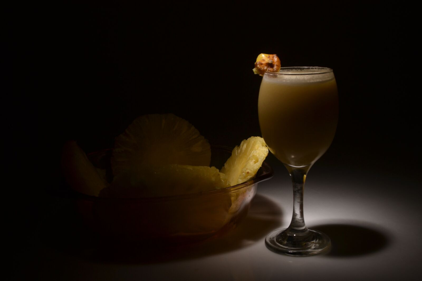 Nikon D3100 sample photo. Pineapple, pina colada, fruit photography