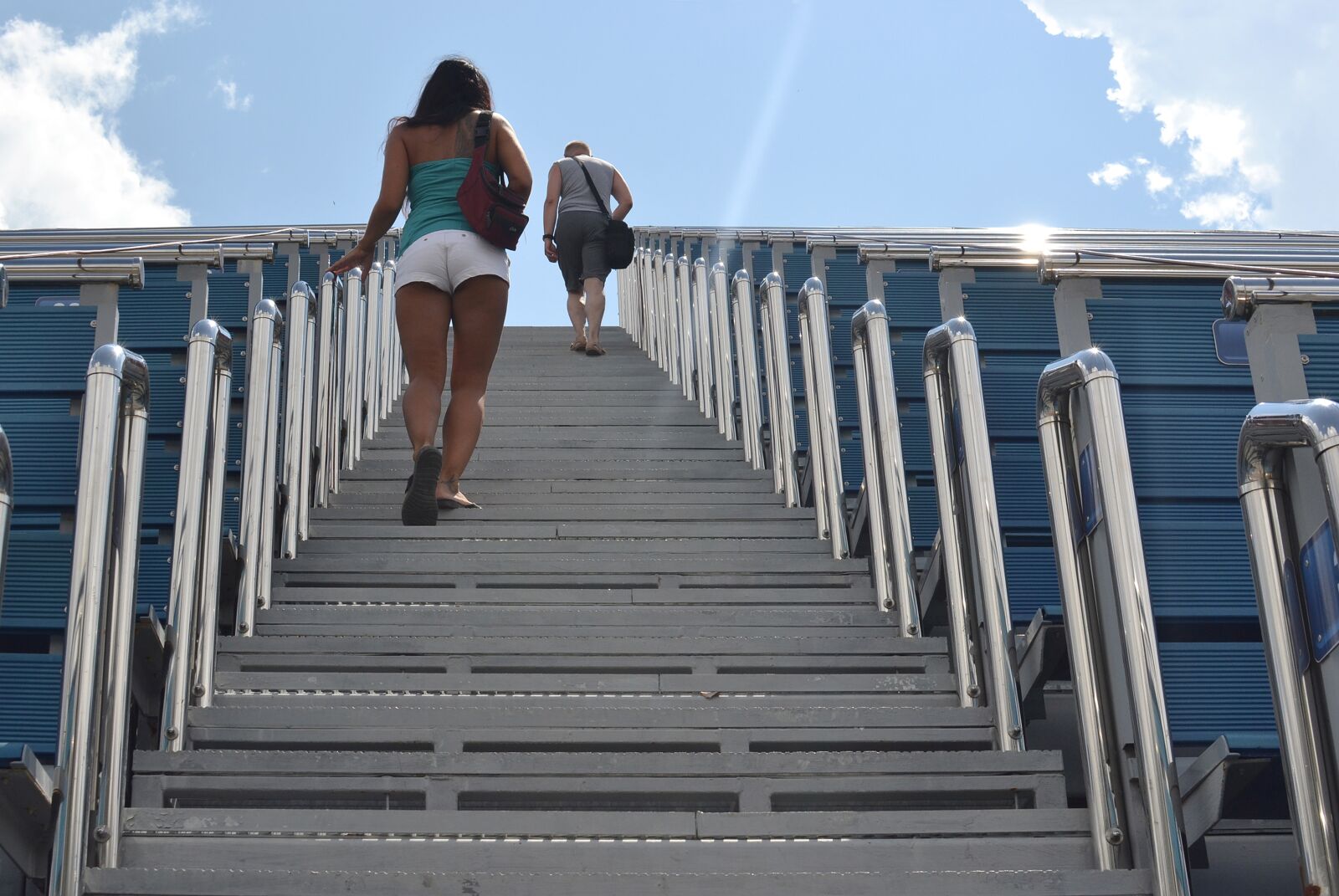 Nikon D3100 sample photo. Outdoors, stair, climb photography