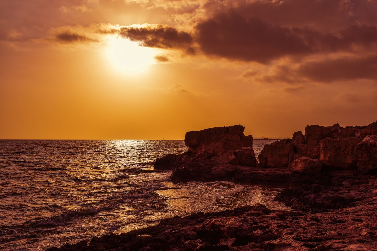 Nikon D3300 sample photo. Sunset, sun, sky photography