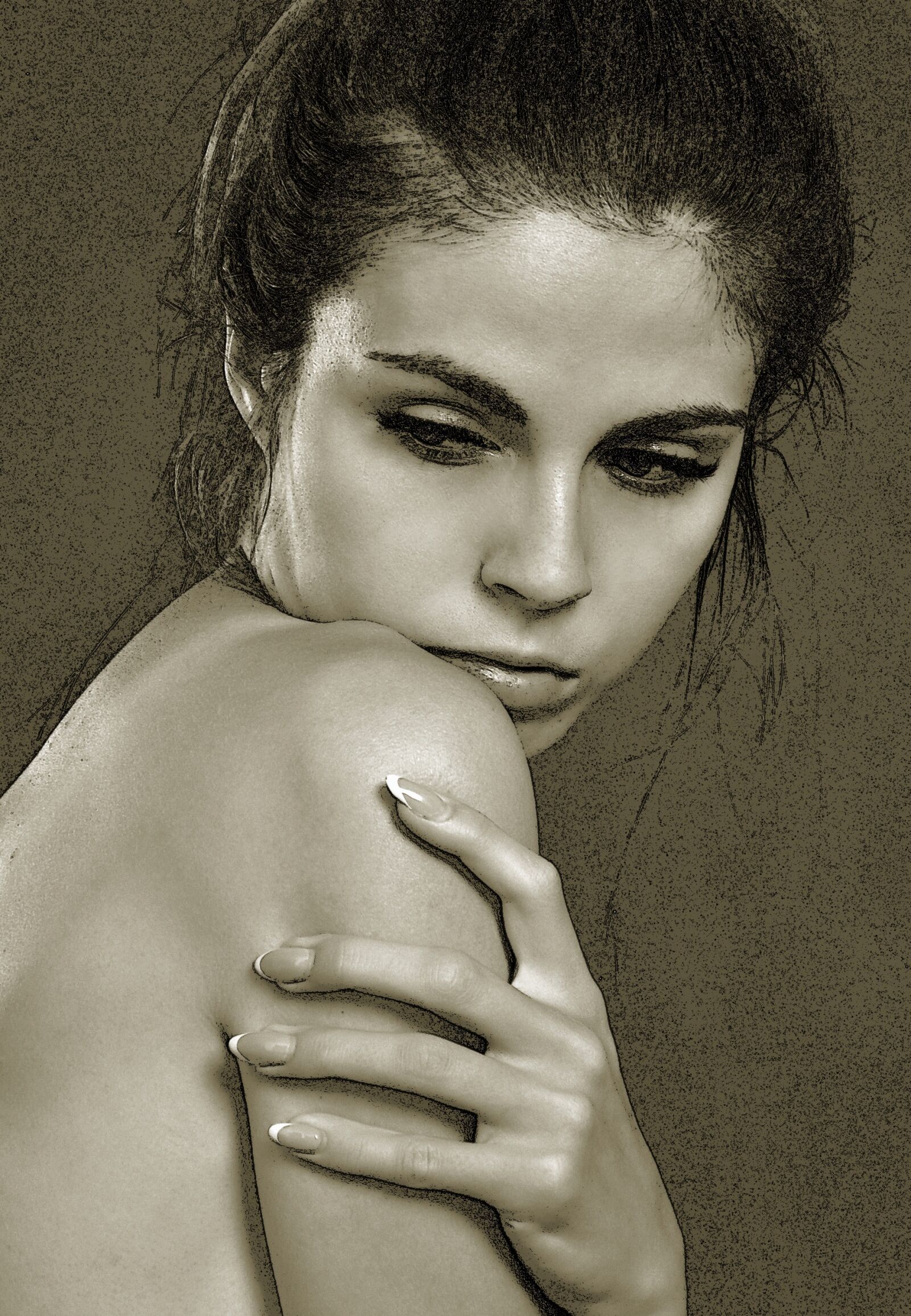 Nikon D80 sample photo. Woman, portrait, face photography