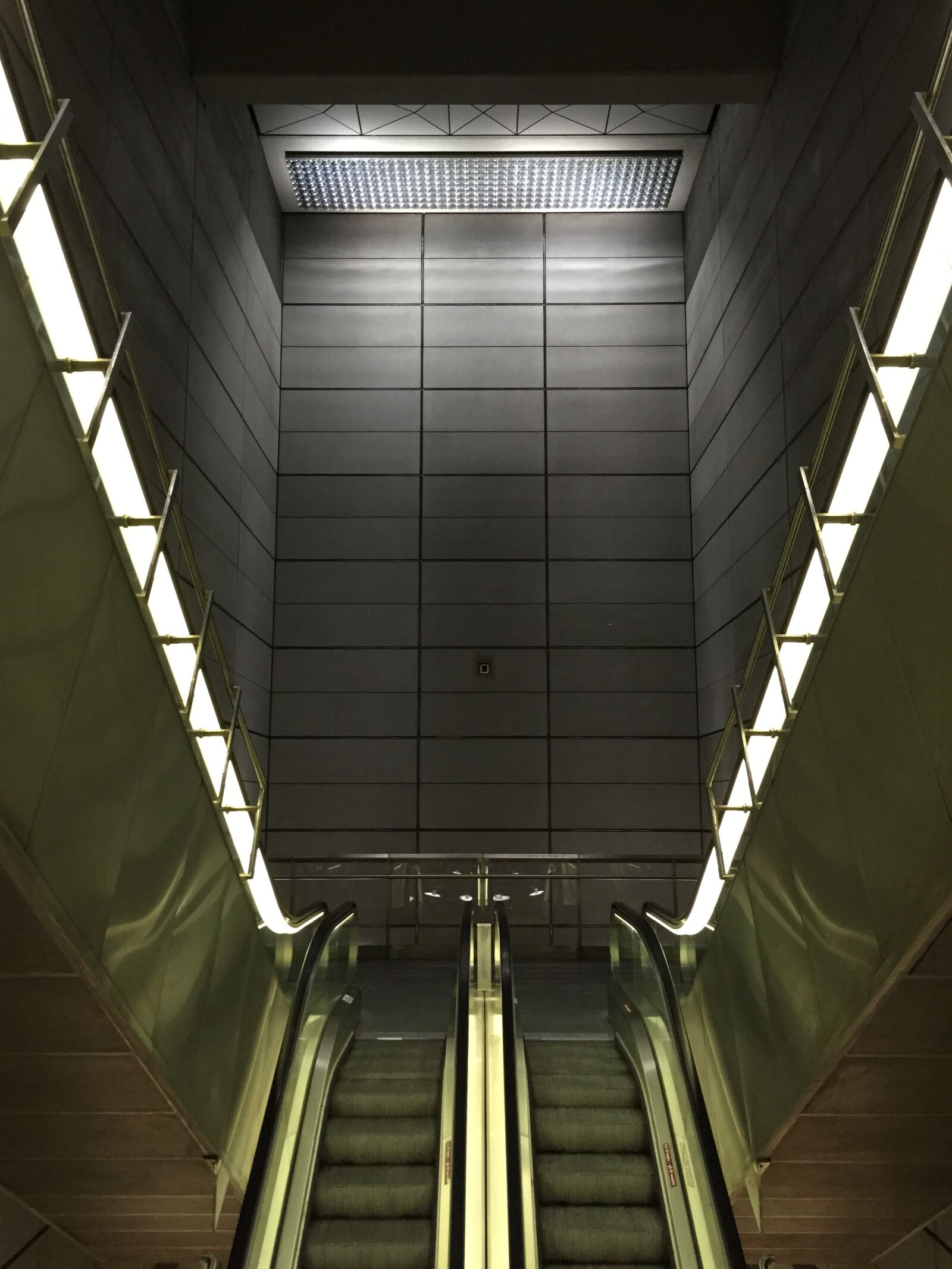 Apple iPhone 6 sample photo. Stairs, elevator, metal photography