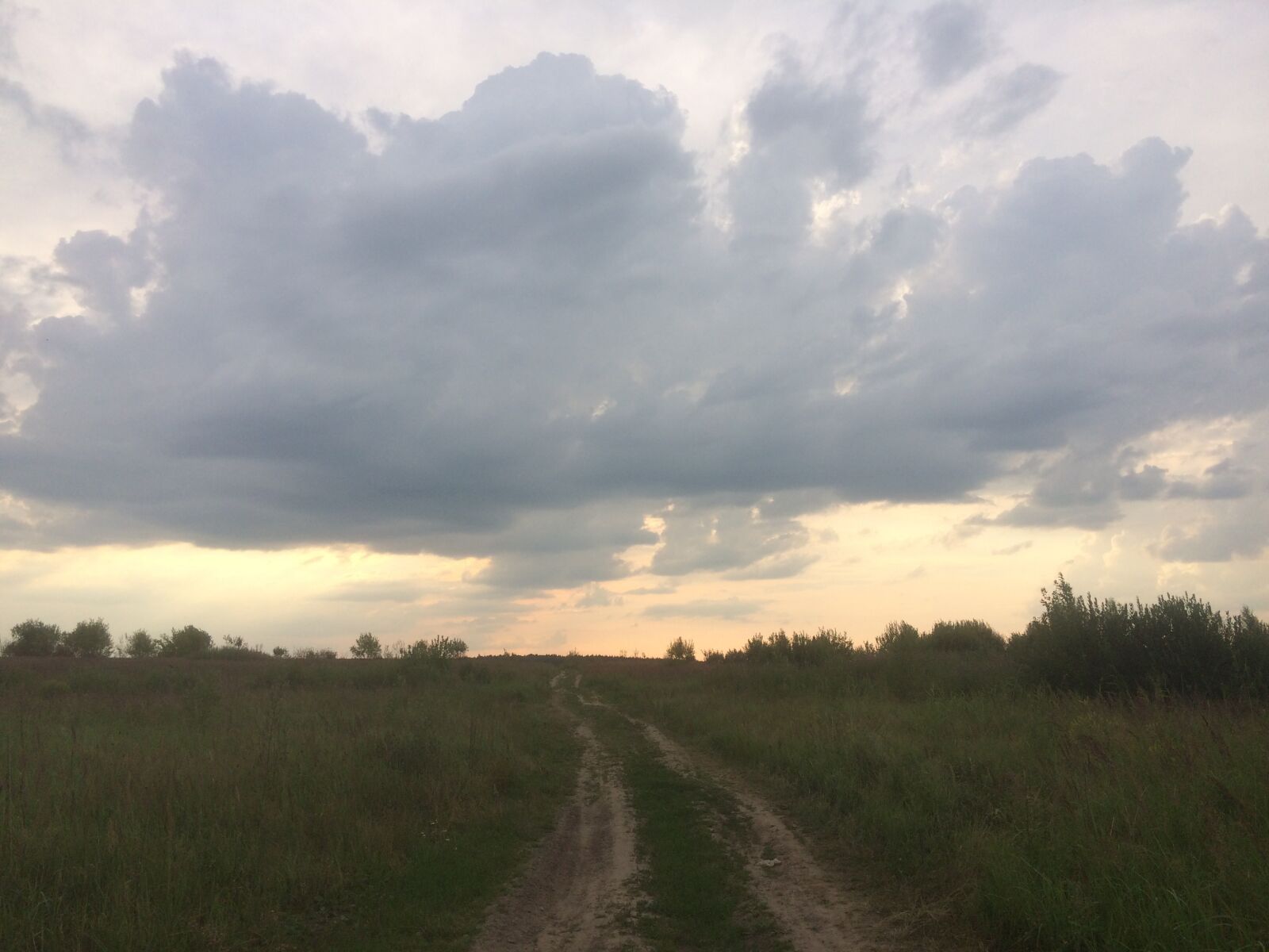 iPhone 5s back camera 4.15mm f/2.2 sample photo. Field, road, summer photography