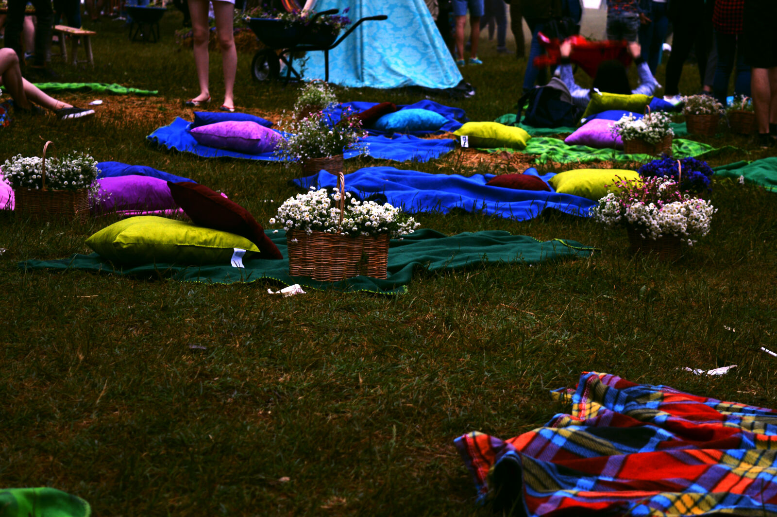 Nikon D3200 sample photo. Artificial, flowers, chillin, festival photography