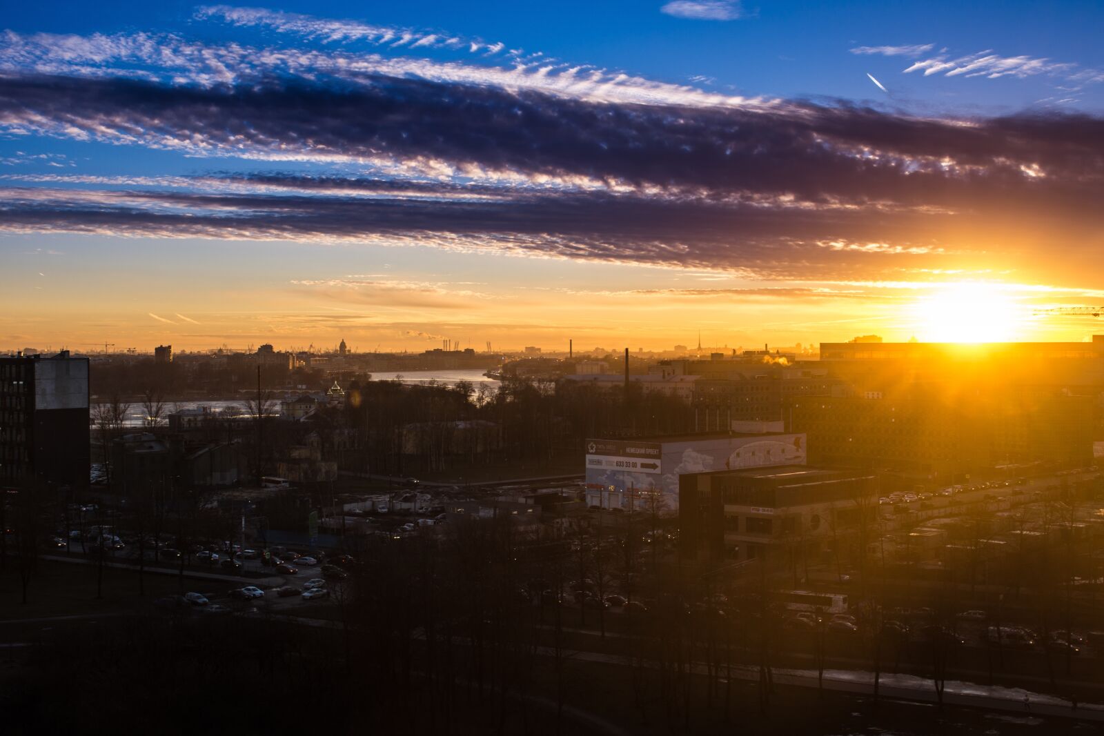 24-70mm F2.8 sample photo. Sunset, clouds, panorama photography