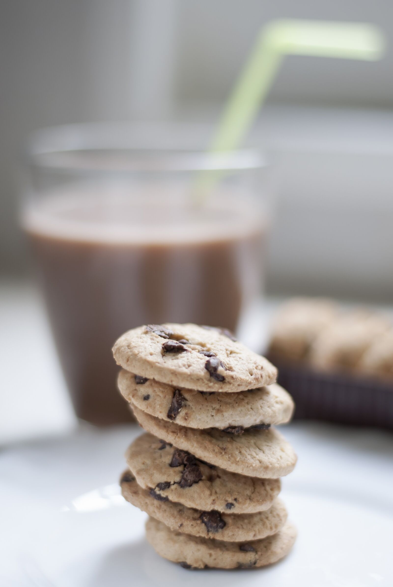 Nikon D3000 sample photo. Breakfast, cookies, milk photography