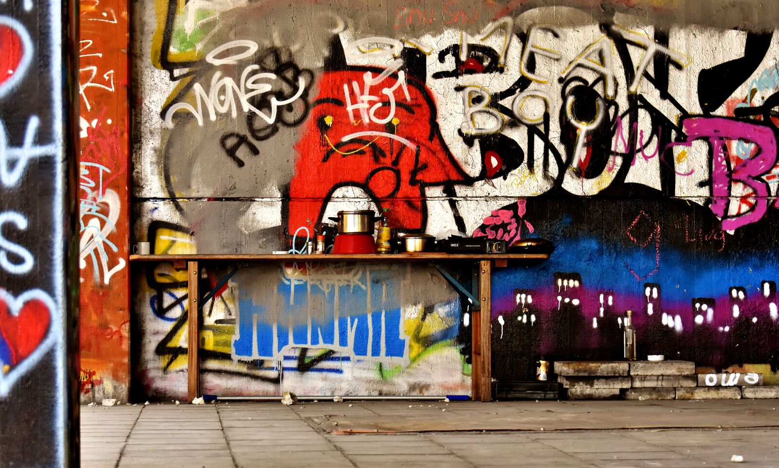 Nikon D7200 sample photo. The homeless place, cooking photography
