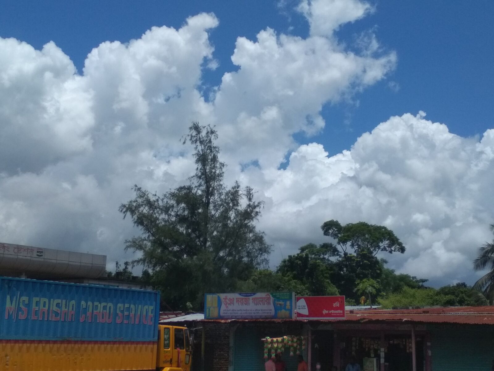 Xiaomi Redmi 4X sample photo. Beautiful clouds, sky, blue photography